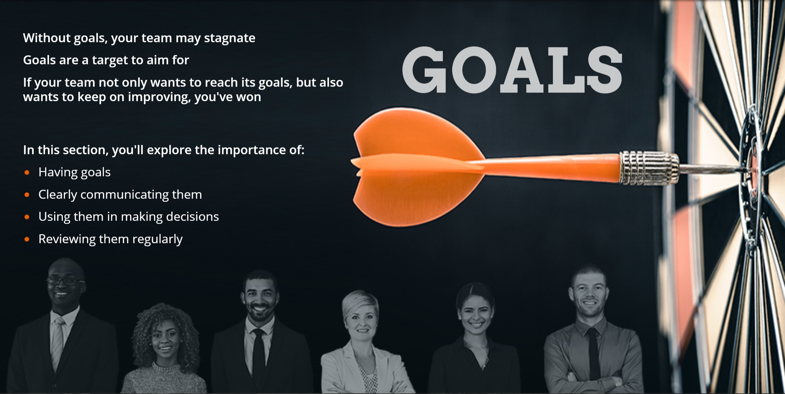 Every team needs Goals or they will stagnate.