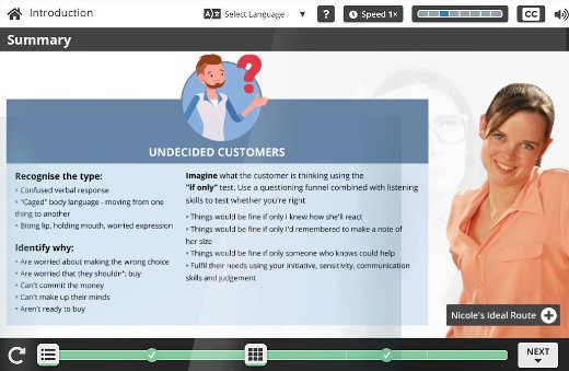 Handling undecided customers